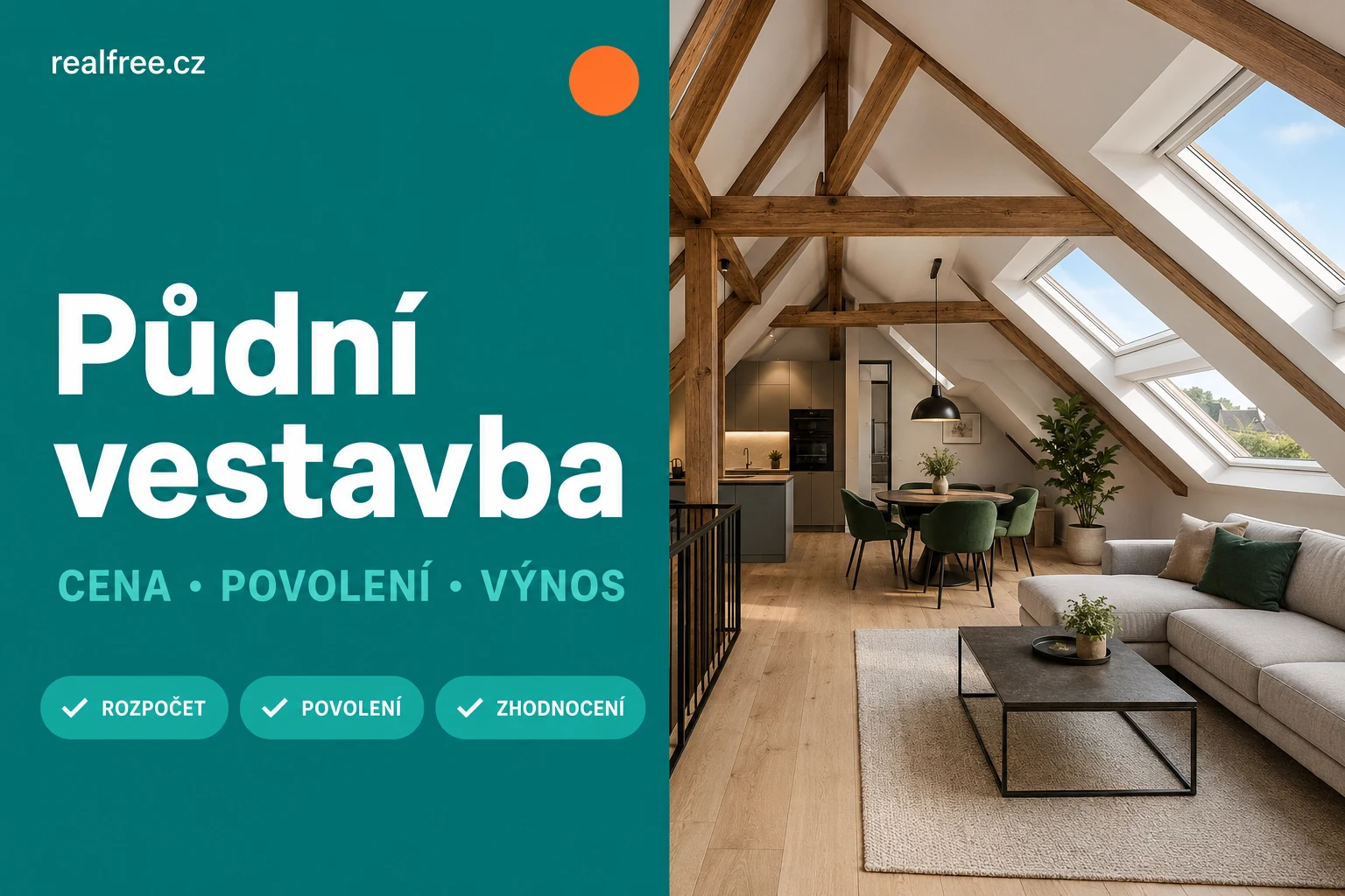 Půdní vestavba 2026 — cena, povolení a výnos z pronájmu
