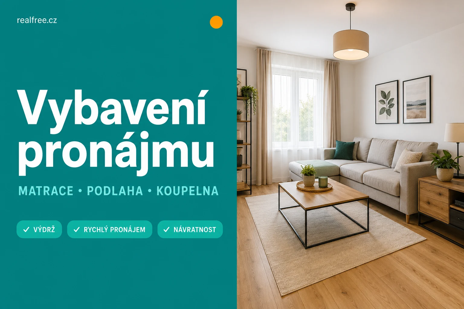 Vybavení pronájmu 2026: čím nájemníky neodradíte (a do čeho investovat)