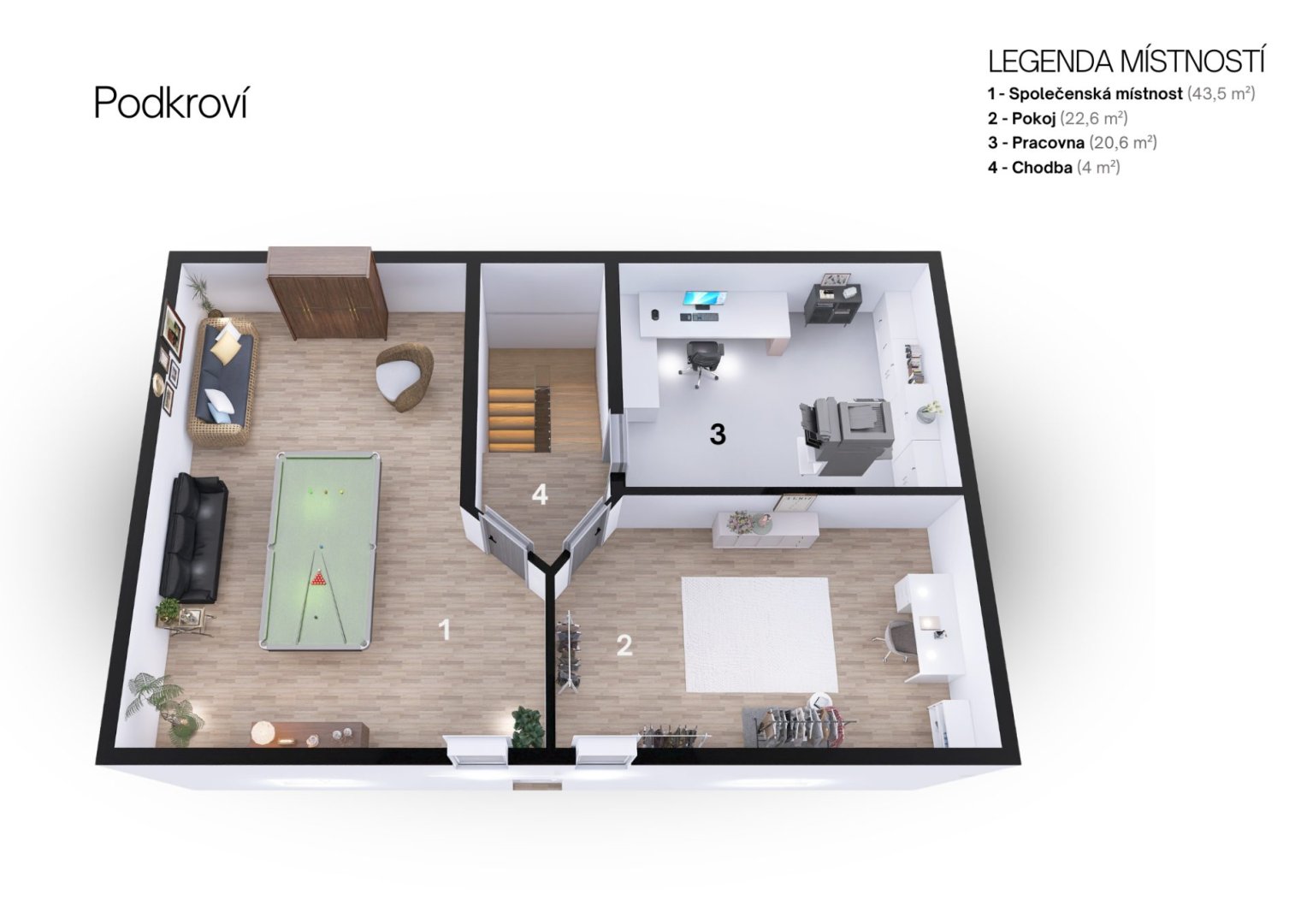 Prostorný rodinný dům (184 m²) se zahradou a garáží v obci Býšť — foto 5