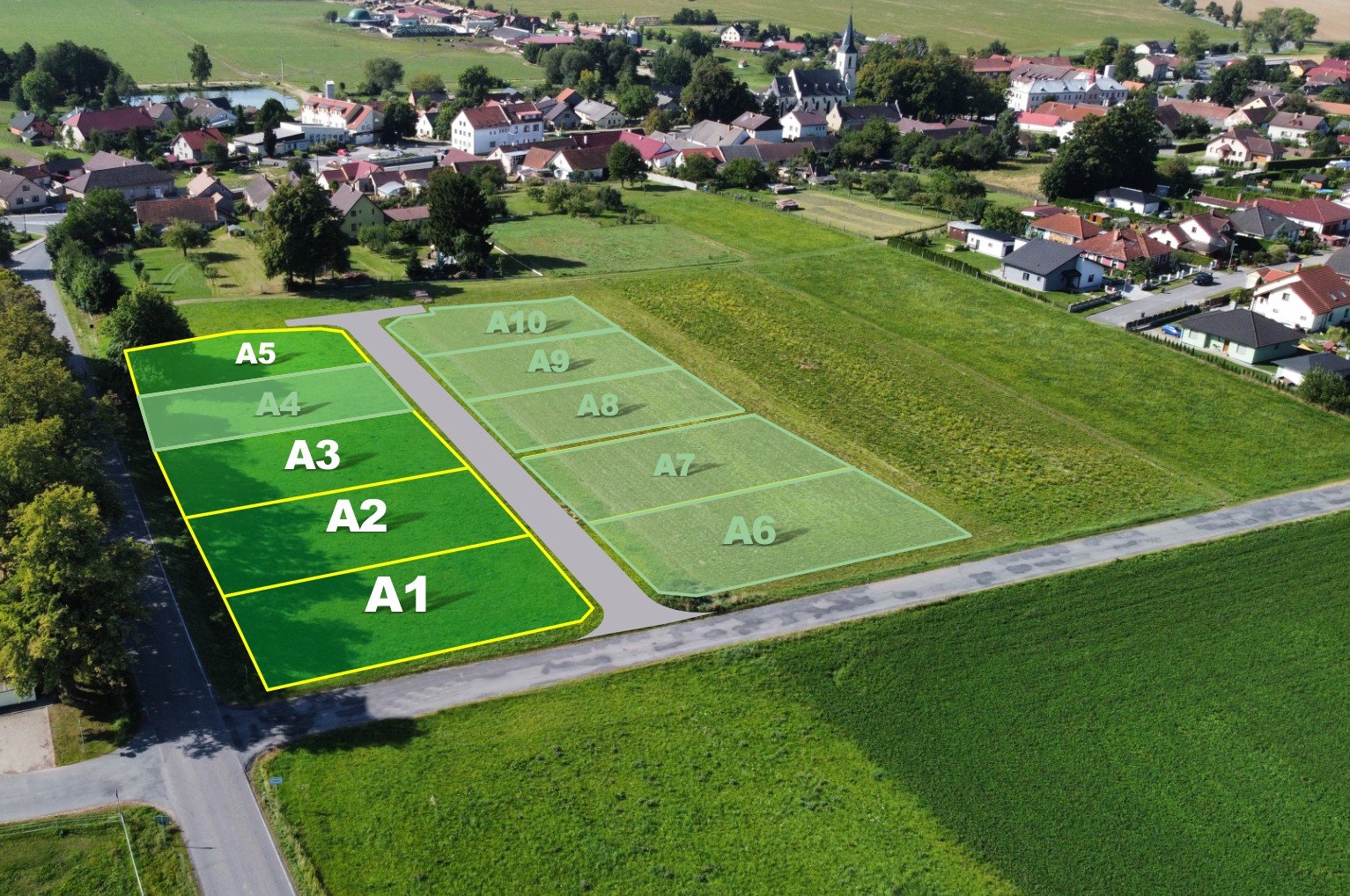 Stavební pozemek 836 m2 se sítěmi – Ždírec u Jihlavy — foto 4