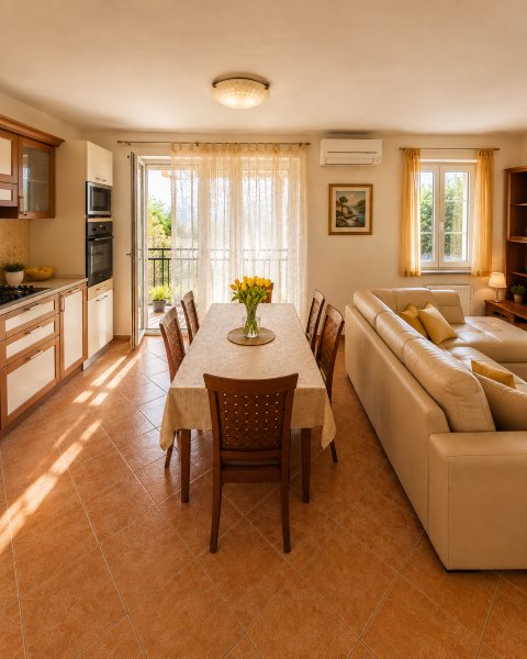 Rovinj – Zařízený dvojbyt 76 m² + 2 garáže (23 m²) – K PRODEJI MAJITELEM (0% AGENTURNÍ PROVIZE) — foto 3