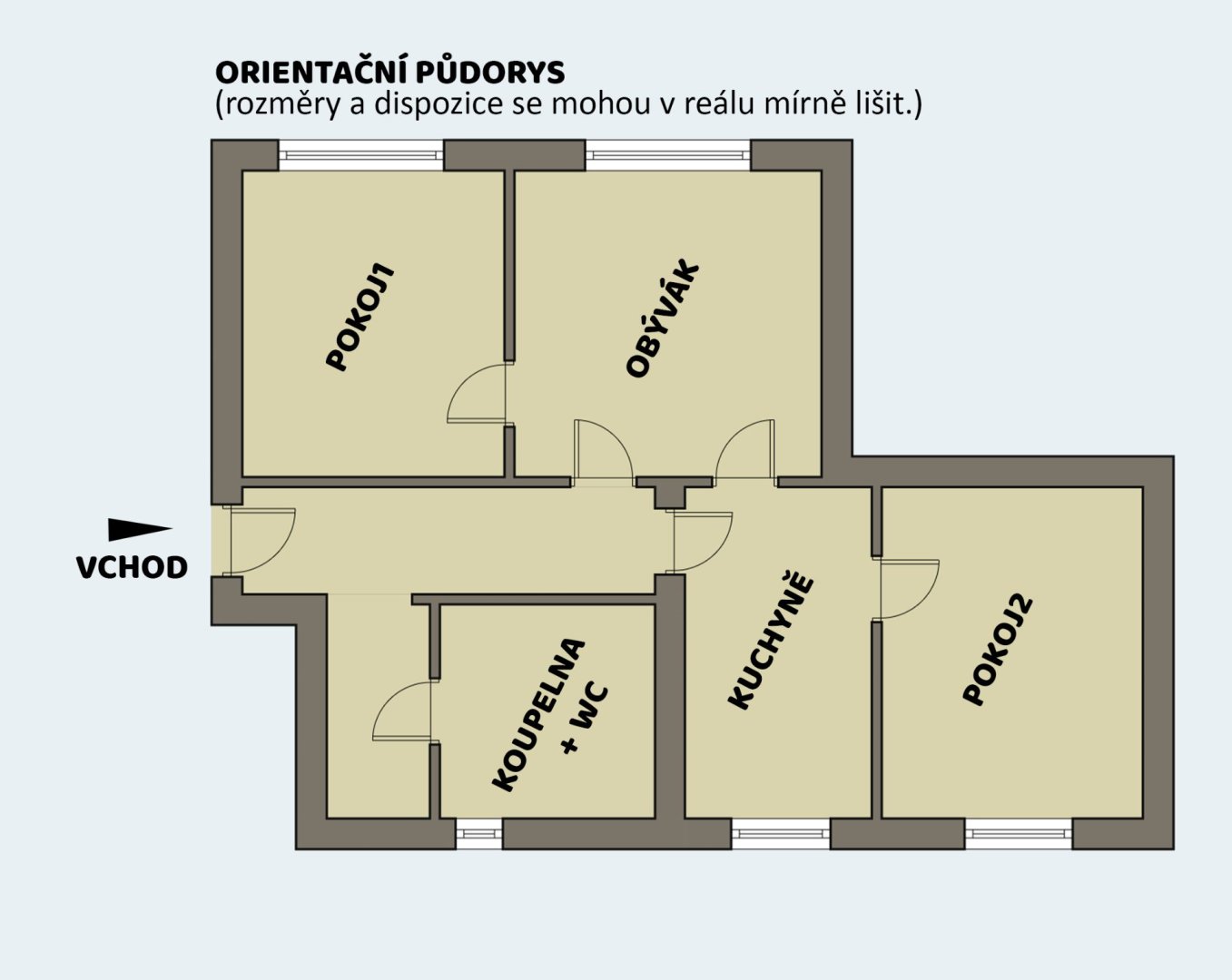 Byt 3+1, 69,8 m², Chotěboř – ul. V Drážkách — foto 14