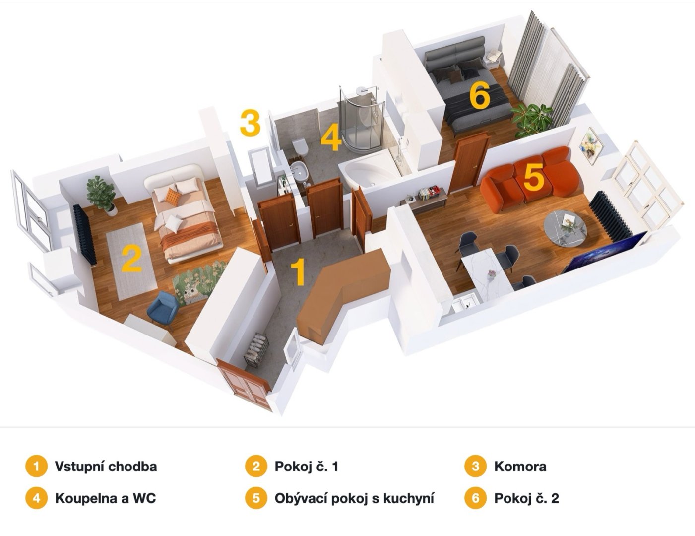 Prodej bytu 3+kk 74 m², Praha 5 - Smíchov, 4 minuty od Vltavy — foto 5