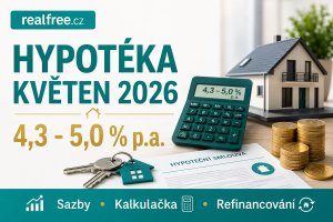 Hypotéka v květnu 2026: Aktuální sazby, kalkulačka, co očekávat — Česká republika