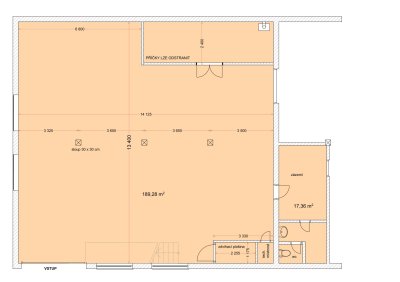 Pronájem prostoru pro dílnu / sklad 362 m2