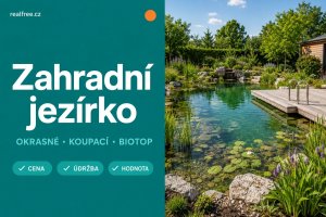 Zahradní jezírko 2026: cena, údržba a přidaná hodnota nemovitosti