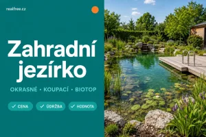 Zahradní jezírko 2026: cena, údržba a přidaná hodnota nemovitosti