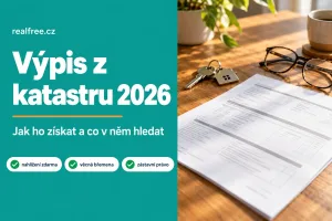 Výpis z katastru 2026: jak ho získat, kolik stojí a co v něm hledat před koupí