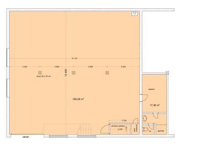 Pronájem prostoru pro dílnu / sklad 362 m2