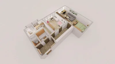 Pronájem bytu 2+1 58 m2