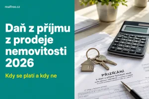 Daň z příjmu z prodeje nemovitosti 2026: kdy se platí a kdy ne