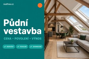 Půdní vestavba 2026: kolik stojí, jaké povolení a jaký výnos z pronájmu